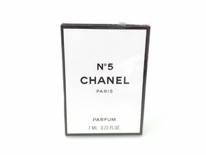 未使用　フィルム未開封　シャネル　CHANEL　No.5　パルファム　ボトル　7ml　ミニ香水　YMK-732