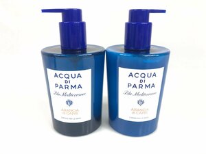 未使用　アクア ディ パルマ ACQUA DI PARMA　ブルー メディテラネオ アランチャ ハンドウォッシュ300ml／ハンドクリーム300ml　KES-2754