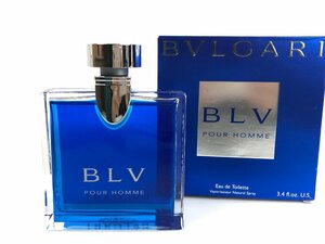 満量　ブルガリ　BVLGARI　BLV　POUR HOMME　ブルー　プールオム　オードトワレ　スプレー　100ml　YK-6551