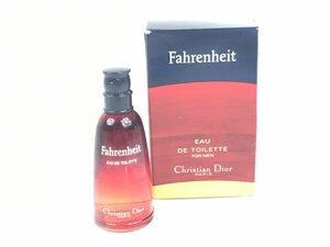 満量　クリスチャン・ディオール　Christian Dior　Fahrenheit　ファーレンハイト　オードトワレ　フォーメン　10ml　ミニ香水　YMK-757