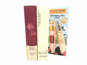 未使用　ロクシタン　L'OCCITANE　ローズ　モイスチャー/チェリーブロッサム　フェースミスト　50ml×2本セット　KES-2744