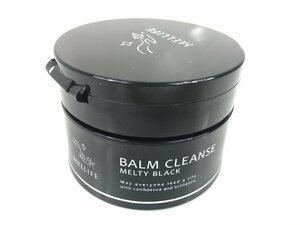 未使用　MELLIFE　メリフ　BALM CLEANSE　バームクレンズ　MELTY BLACK　メルティブラック　クレンジング　90g　KES-2643