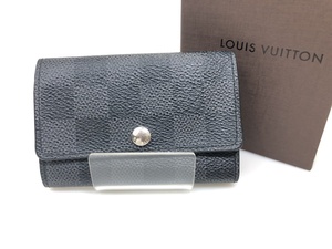 美品　ルイ・ヴィトン LOUIS VUITTON　ダミエグラフィット　6連キーケース　ミュルティクレ6　YS-368