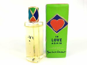 イヴ・サンローラン　YSL　Yves Saint Laurent　イン ラブ アゲイン　IN LOVE AGAIN　オードトワレ　スプレー　100ml　残量：9割　YK-5464