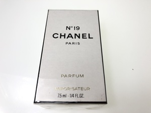 未使用　フィルム未開封　シャネル　CHANEL　No.19　パルファム　7.5ml　スプレー　YK-1217