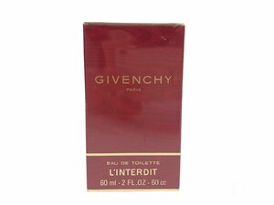 未使用　フィルム未開封　ジバンシィ　GIVENCHY　L'INTERDIT　ランテルディ　オードトワレ　ボトル　60ml　YK-6983