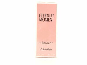 未使用 フィルム未開封　カルバンクライン　Calvin Klein　ETERNITY MOMENT　エタニティ モメント　パルファム　スプレー　30ml　YK-4627