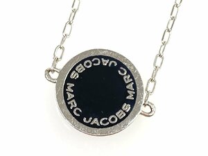 マークジェイコブス　MARC JACOBS　ロゴプレート　ブレスレット　ブラック×シルバーカラー　YAS-8991