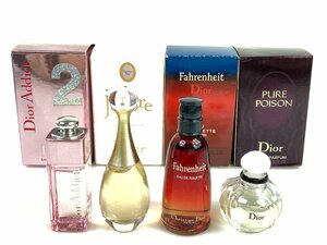 満量　クリスチャン・ディオール　Christian Dior　オードトワレ　オードパルファム　ミニボトル4本セット　5ml～10ml　YK-6236