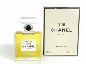 未使用　未開栓　シャネル　CHANEL　No.19　パルファム　ボトル　14ml　YK-5909