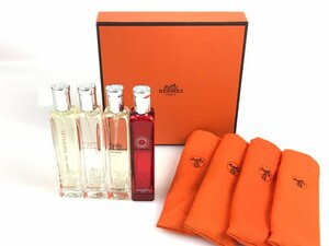 満量　エルメス　HERMES　エルメスノマドセット　ロンブル デ メルヴェイユ／ラグーナの庭 他　スプレー 15ml×4本　保存袋付き　YK-5828