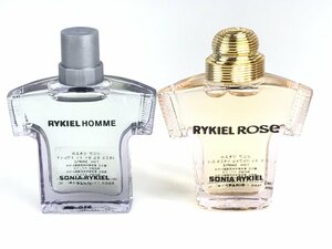 未使用　ソニアリキエル　SONIA RYKIEL　ローズ　オーデパルファン/　オム　オードトワレ　7.5ml×2本　サンプル品　YMK-630