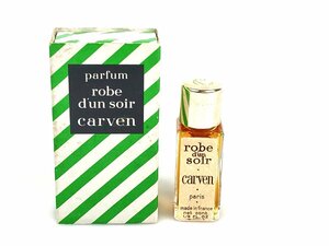 満量　カルヴェン　carven　robe d'un soir　ローブダンソワール　パルファム　ヴィンテージ　ボトル　5㏄　ミニ香水　YMK-709