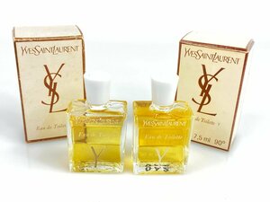 残多　イヴ・サンローラン　Yves Saint Laurent 【Ｙ】オードトワレ　ボトル　ミニ香水　7.5ml×2本　YMK-639