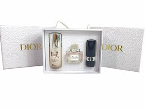 未使用　クリスチャン・ディオール　Christian Dior　ディスカバリーキット　オードトワレ/口紅/美容液　３点セット　KES-2772