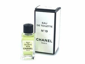 未使用　シャネル　CHANEL　No.19　オードトワレ　4.5ml　サンプル品　ミニ香水　YMK-760