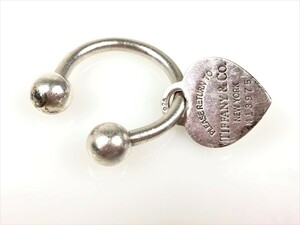  Tiffany TIFFANY return tu Heart key ring silver 925 YAS-1448