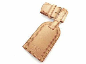 良品　ルイヴィトン　Louis Vuitton　ヌメ革　ネームタグ　ポワニエ　旅行かばん　キーポル　ボストン　モノグラム　名札　YB-160