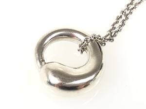  Tiffany TIFFANY L sa Pele ti Eternal Circle necklace silver 925 YAS-2927