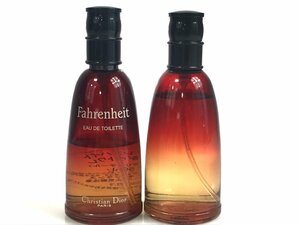 クリスチャン・ディオール　ChristianDior　ファーレンハイト　Fahrenheit　オードトワレ　スプレー　50ml×２本　残量:9割・6割　YK-6385