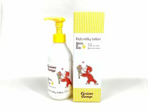 未使用　ママ＆キッズ　Mama＆Kids　キッズミルキーローション　おさるのジョージ　全身(顔・体)用　200ml　KES-2763