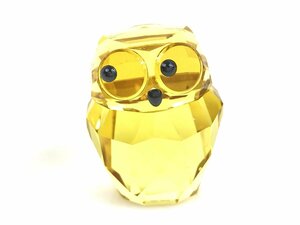  Swarovski SWAROVSKI crystal птица / сова произведение искусства украшение прозрачный желтый YZ-439