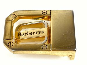 バーバリー　Burberrys　ベルト　バックルのみ　ベルト幅3cm　ゴールドカラー　メンズ　レディース 　YZ-575