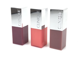  unused Clinique CLINIQUE lip lipstick pair pop #02/ melon Drop pop #02/ plum pop #14 3 pcs set KES-1224