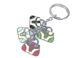  Coach COACH back motif key ring key holder bag charm multicolor YAS-4140