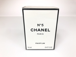 未使用　フィルム未開封　シャネル　CHANEL　No.5　パルファム　ボトル　14ml　YK‐1459