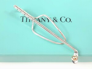 ティファニー　TIFFANY　ゴルフクラブ　ネクタイピン　14K×スターリングシルバー　YAS-4334