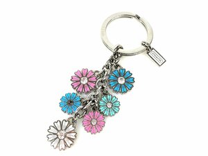  Coach COACH daisy flower key ring key holder rhinestone × multicolor YAS-9665