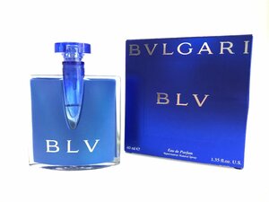 ブルガリ　BVLGARI　BLV　ブルー　オードパルファム　スプレー　40ml 　残量：8割　YK-5796