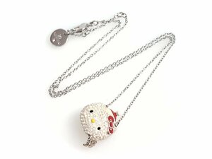 希少　スワロフスキー　SWAROVSKI　Sanrio Hello Kitty　サンリオ　ハローキティ　サンタクロース　ネックレス　ペンダント　YAS-11142