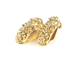  beautiful goods Nina Ricci NINA RICCI loop earrings Gold color YAS-4054