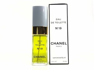 未使用　シャネル　CHANEL　No.19　オードトワレ　スプレー　100ml　YK-4817