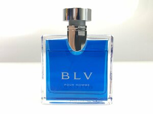 ブルガリ　BVGARI　BLV　POUR HOMME　ブルー　プールオム　オードトワレ　スプレー　50ml　残量：8割　YK-5813