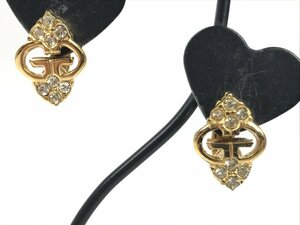 ji van si.GIVENCHY G Logo стразы серьги Gold цвет YAS-9584