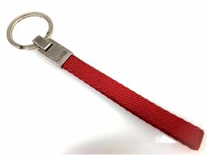  Prada PRADA key ring key holder red red dark red silver color YAS-9901