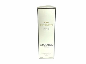 未使用　フィルム未開封　シャネル　CHANEL　No.19　オードトワレ　スプレー　100ml　YK-6520