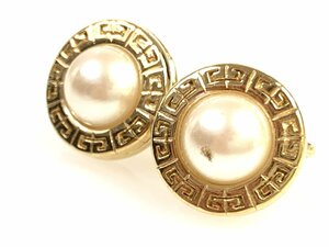 ji van si.GIVENCHY fake pearl round earrings Gold color YAS-9529