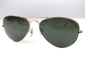 ◆レイバン◆RAY-BAN◆サングラス◆ティアドロップ　アビエーター　ラージメタル　RB3025　イタリー　YSG-113