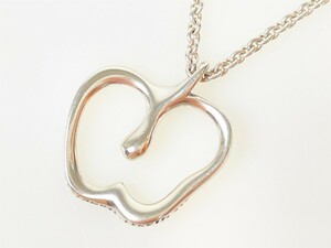 ティファニー　TIFFANY　エルサペレッティ　アップル　ネックレス　幅1.5cm　シルバー925　YAS-4114