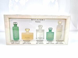 残多　ブルガリ　BVLGARI　5ライン ミニチュア セット　プールオム/プールファム/オ・パフメ/エクストレーム/オーフレッシュ　YK-5343