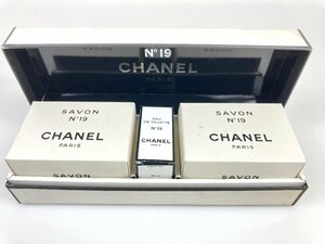 満量　シャネル　CHANEL　No.19　サヴォン/石けん　100g×2　オードトワレ　ミニボトル　4.5ml×1　セット　YK-7321