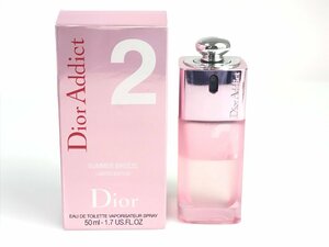 クリスチャン・ディオール　Christian Dior　Addict2　アディクト2　オードトワレ　スプレー　50ml　残量：約5～6割　YK-6969