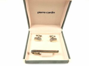 ピエールカルダン　Pierre Cardin　ネクタイピン　カフス　セット　シルバーカラー　YMA-920