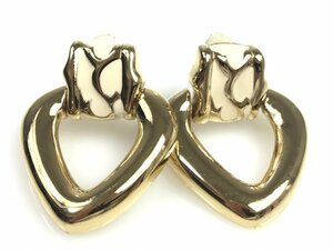 ji van si.GIVENCHY Vintage triangle earrings Gold color YAS-9582
