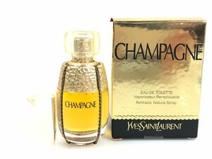 イヴ・サンローラン　Yves Saint Laurent　YSL　シャンパーニュ　CHAMPAGNE　オードトワレ　スプレー　20ml　残量：9割　YK-5742