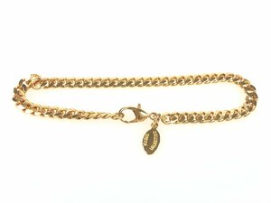  beautiful goods Mario * Valentino MARIO VALENTINO flat chain bracele Gold color YAS-7224